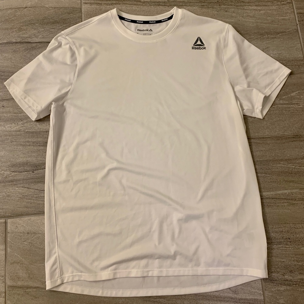 Men’s White Adidas Workout Shirt